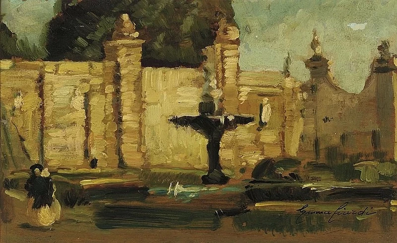 Una passeggiata nei giardini del palazzo